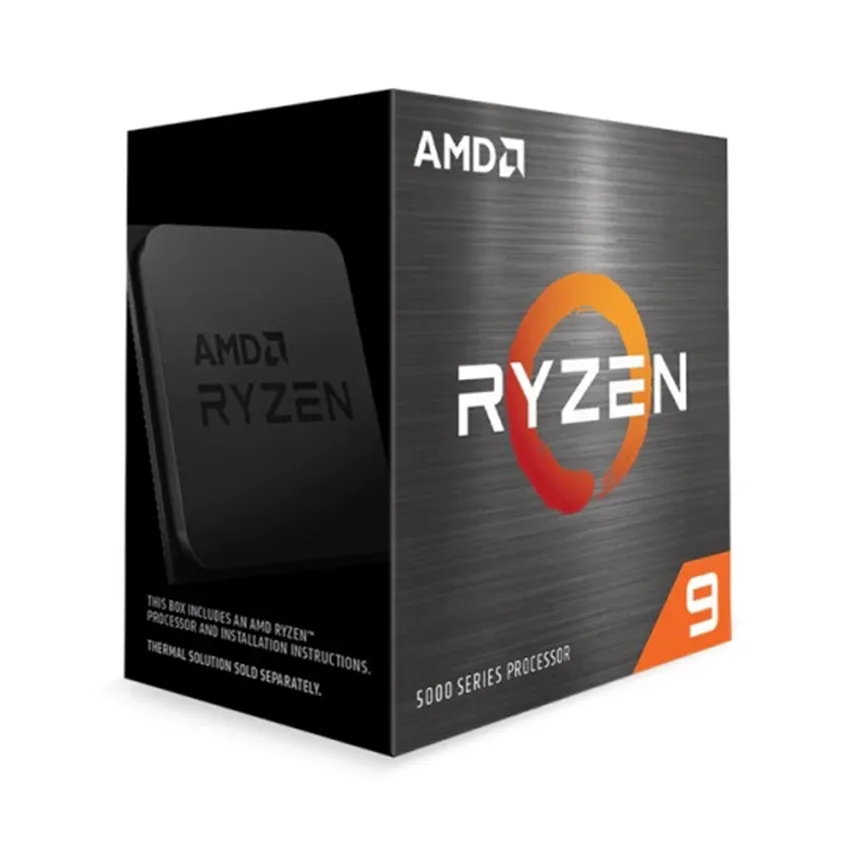 CPU AMD Ryzen 9 5900X (3.7 GHz Upto 4.8GHz / 70MB / 12 Cores, 24 Threads / 105W / Socket AM4)